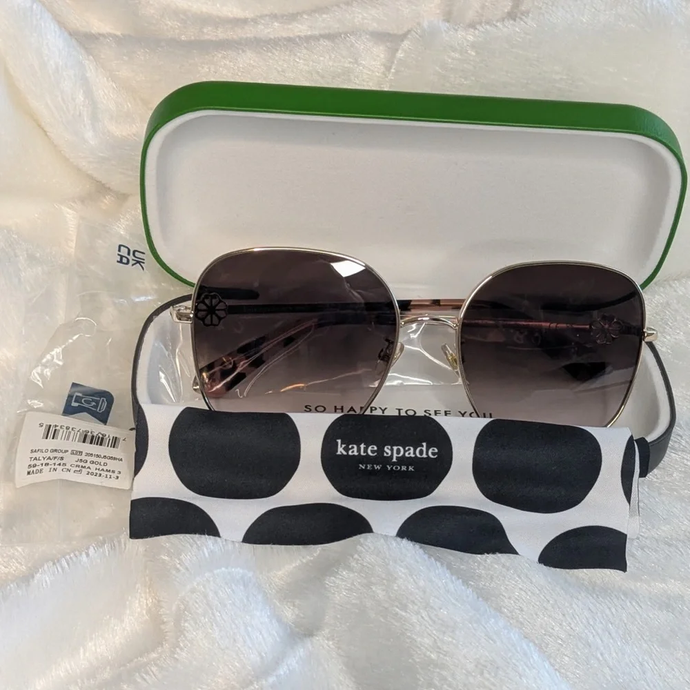kate spade new york Women's TALYA 59mm Sunglasses NWT - Picture 2 of 14